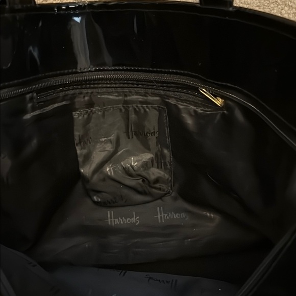 Harrods London Black Tote Bag - Picture 5 of 9